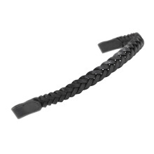 (Pony, Black) Aviemore Leather Braided Horse Browband