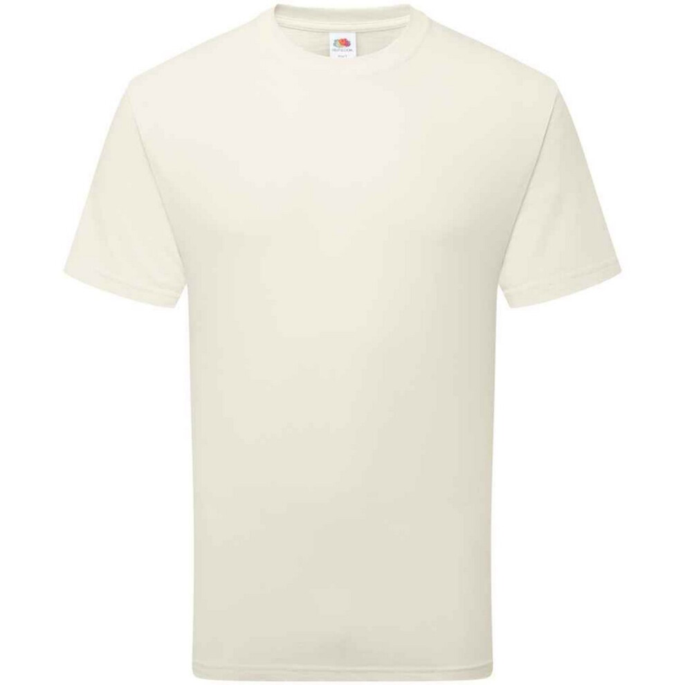 Fruit Of The Loom (Xxl, Natural) Unisex Adult Cotton T-Shirt