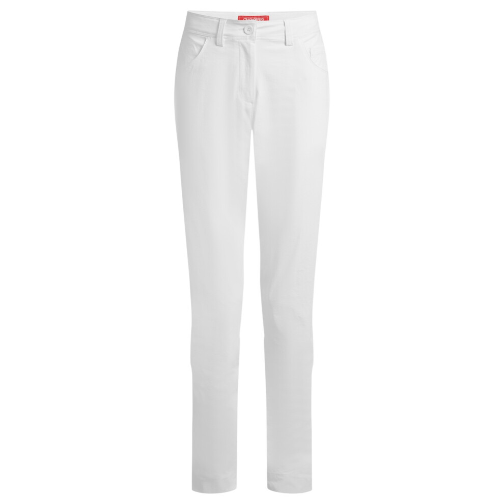 Craghoppers (8 Uk R, White) Womens/Ladies Milla Nosilife Hiking Trousers