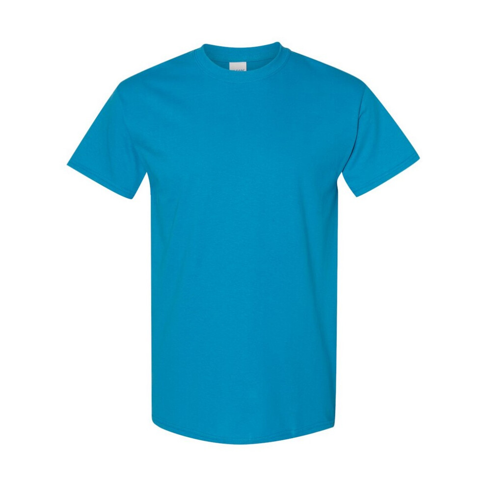 Gildan (Xxl, Sapphire Blue) Mens Heavy Cotton T-Shirt