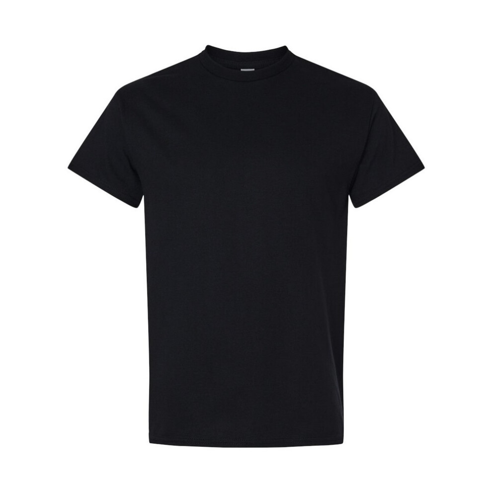Gildan (4Xl, Black) Mens Heavy Cotton T-Shirt