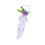Baguette de fées magiques, baguette de fleurs pour-Violet 1