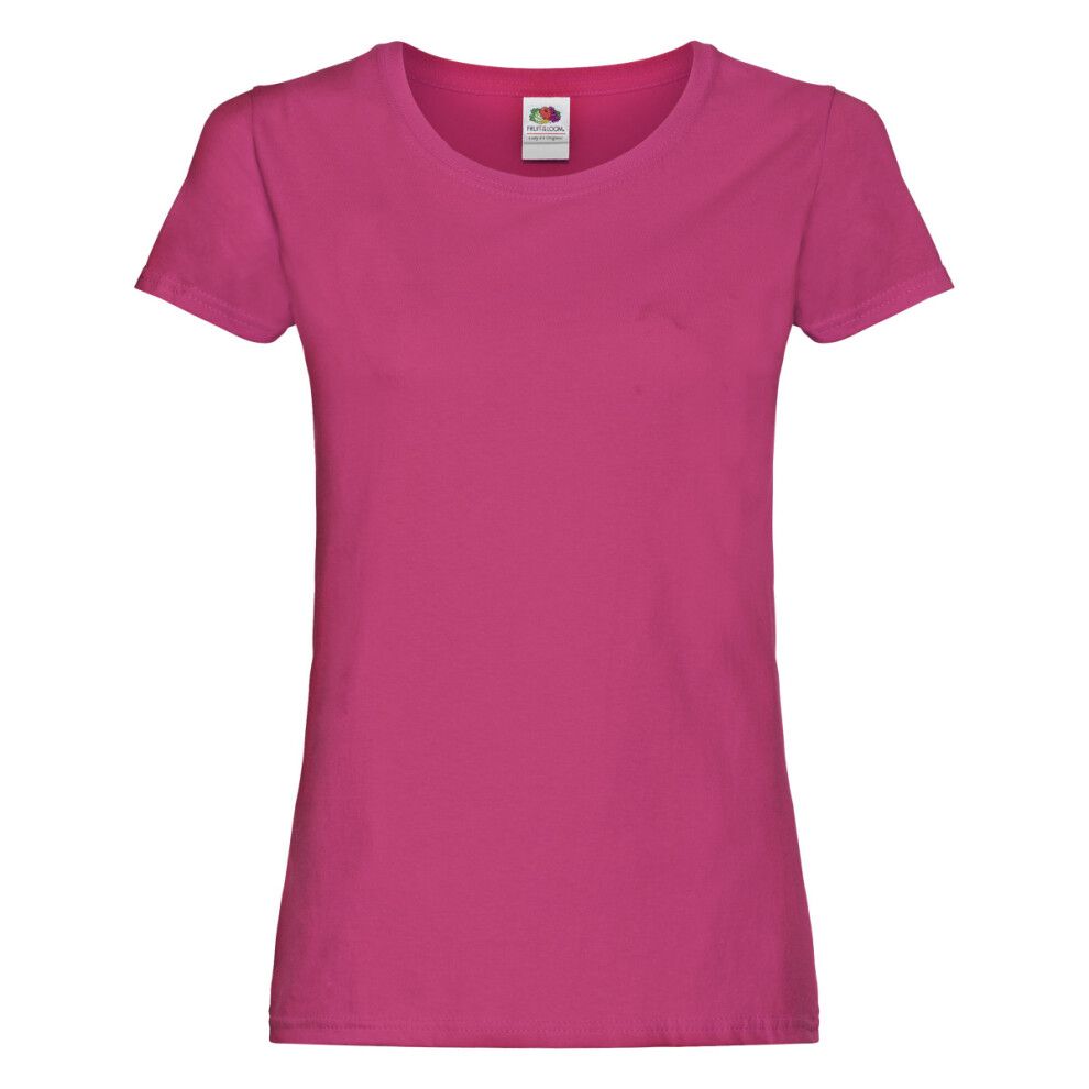Fruit Of The Loom (Xs, Fuchsia) Womens/Ladies T-Shirt