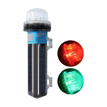Lumière Marine solaire trois couleurs LED lampe-Rouge et vert