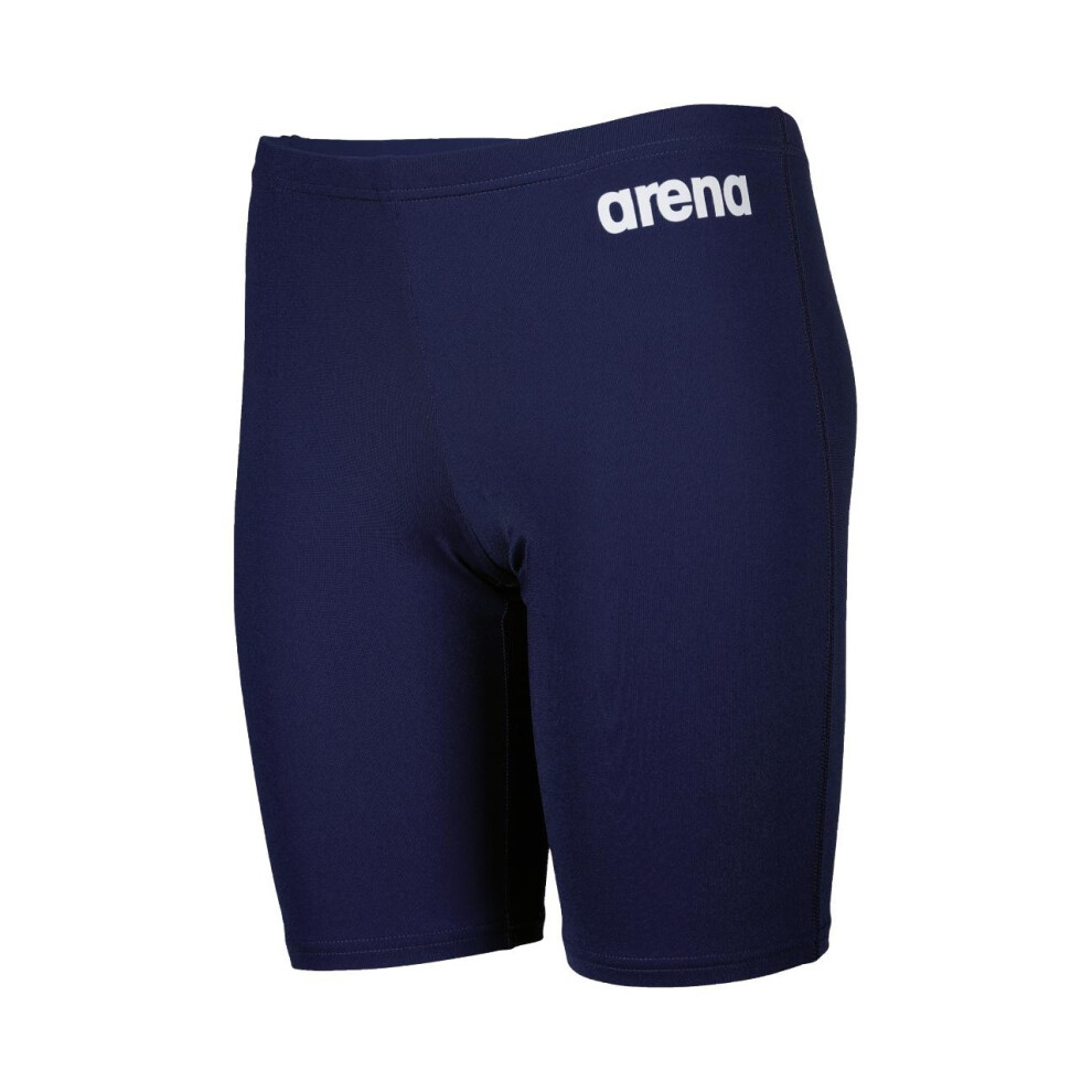 Arena (26R, Navy) Childrens/Kids Jammer Solid Swimming Trunks