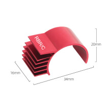(Blue) Aluminum Heat Sink For 370 Motor Remote Control Car RC Toy Brushless Motor Heat Sink