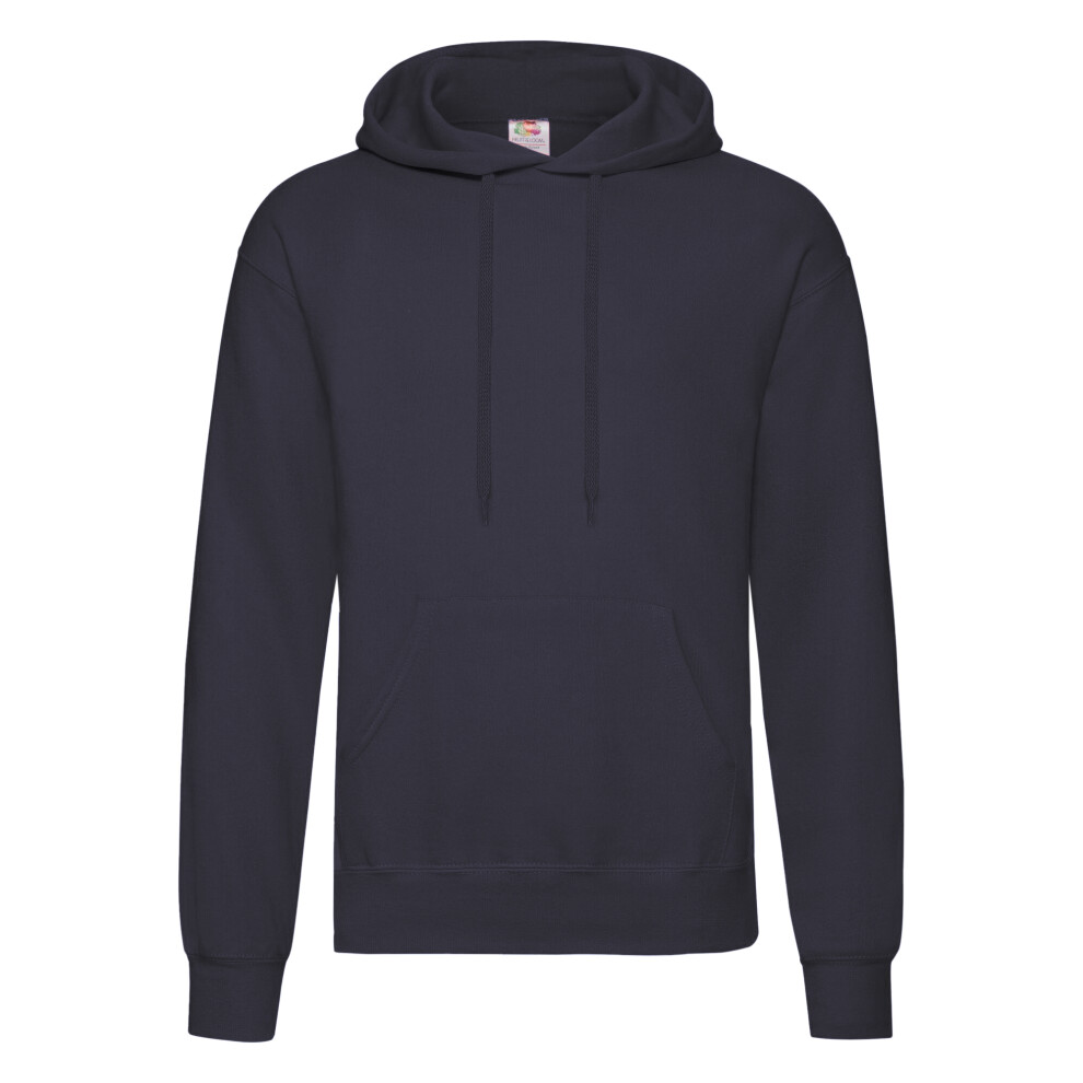 Fruit Of The Loom (Xxl, Deep Navy) Unisex Adults Classic Hooded Sweatshirt