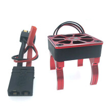 (Black) RC Crawler 540 550 Brushless Motor Radiator TRX Plug Cooling Fan for 1/10 RC TRAXXAS TRX-4 TRX-6 G63 SLASH Accessories