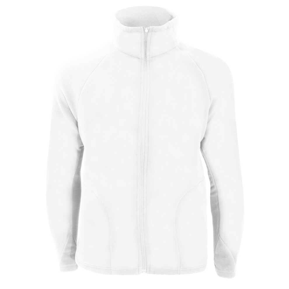 Result (3Xl, White) Core Mens Micron Anti Pill Fleece Jacket