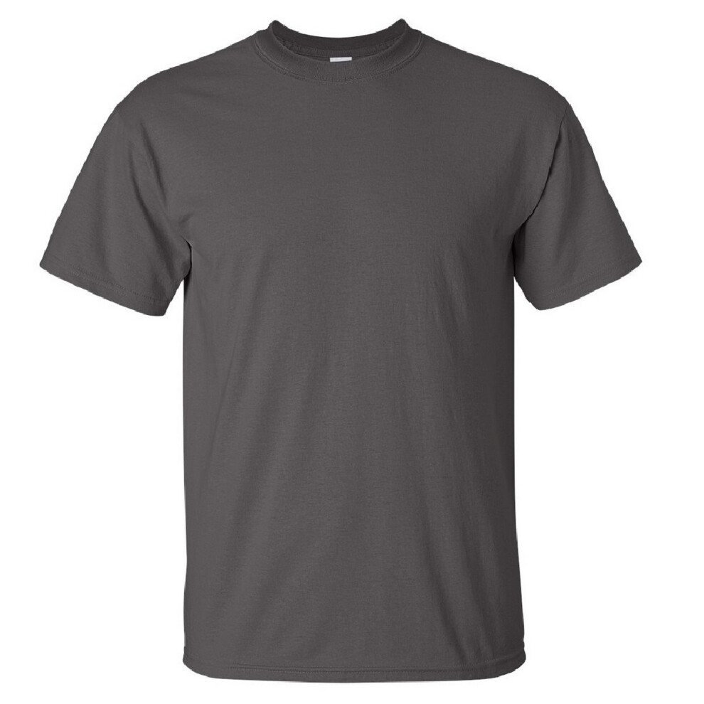 Gildan (4Xl, Charcoal) Mens Ultra Cotton Short Sleeve T-Shirt