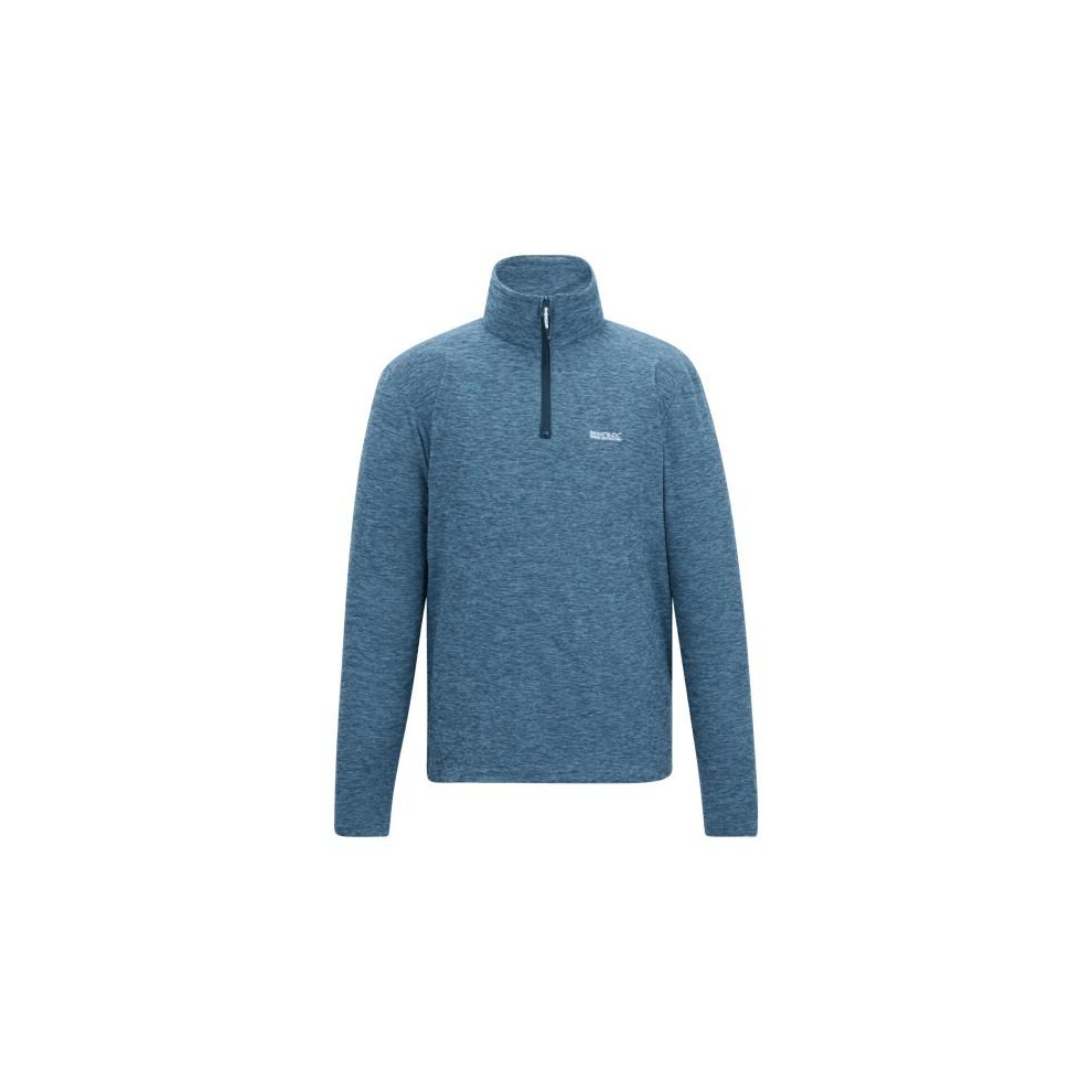 Regatta (L, China Blue) Mens Thompson Marl Half Zip Fleece Jacket