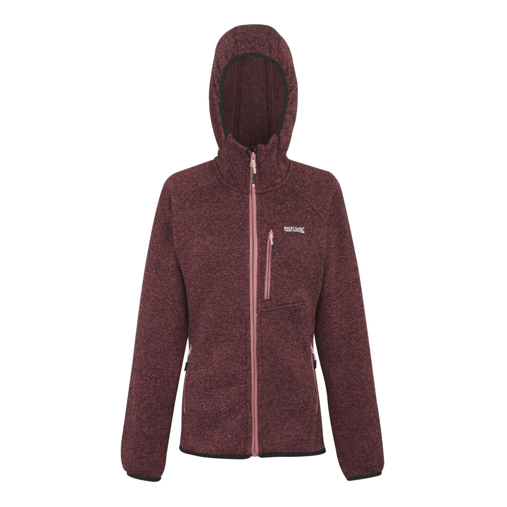 Regatta (10 Uk, Dusty Rose) Womens/Ladies Newhill Hooded Fleece Jacket
