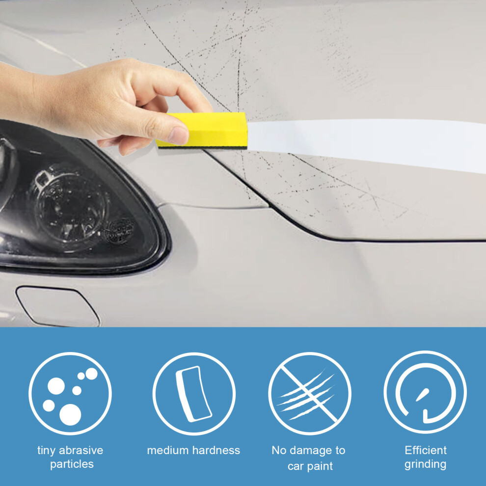 (Blue) 10Pcs Foam Sponge Applicator Pads Car Buffing Polish Wax Car Cleaning Tools Blue 115295443545