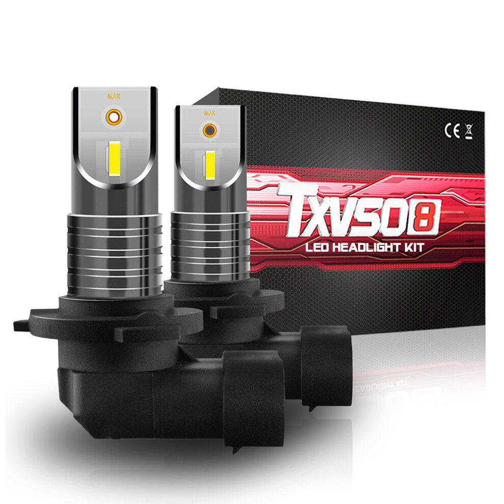 (M7/H7) 2Pcs High Power Bright Car Auto Led Heads 55W 26000Lm 6000K Light/White 115295446867