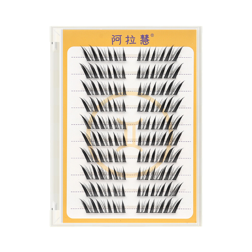 Creation-3C (1) Pre-Glued Black Eyelash Clusters For Beginners