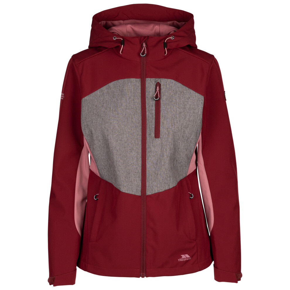 Trespass (8, Dark Cherry) Womens Softshell Jacket Eckwood