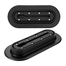 2 Pcs Kayak Rail Track, Inflatable Boat Fixed Base for Paddle Holders Fish Finder Anchor Cleats Kayak Accessories