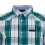 Bench (S, Green) Bench Mens Checked Relaxed Fit Shirt 3