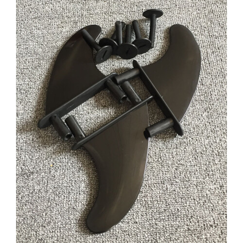 (Black) Softboard Surfboard TPU Rudder Plastic Soft Fin Set
