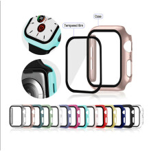 (White, 38mm) Full Protective Cover Case with Screen Protector for Apple Watch Series 3/4/5/6/SE