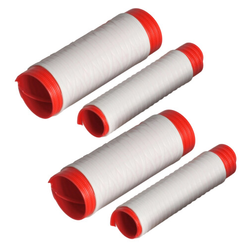 Permanent Elastomer Cycle Hand Holds Ergonomic Plan-White