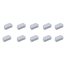 10Pcs Silicone Dustproof Protective Cover For-Transparent