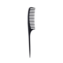 Hair Styling Tool Comb With Wide Teeth And Pointed Tail-Black