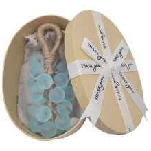Kristall-Seifenstück in Traubenform,-Band-Geschenkbox B25