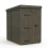 4x6 Pent Composite Shed Tanalised (Single Door, No Windows) 2