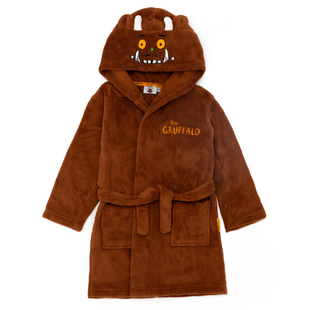 Gruffalo & Friends (6-7 Years) Bathrobe (Unisex Kids Brown)