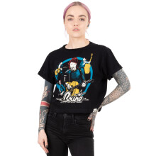 (XX-Large) David Bowie Short Sleeved T-Shirt (Womens Black)