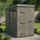 4x6 Pent Composite Shed Tanalised (Single Door, With Windows) 1