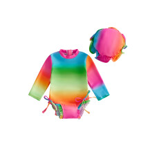 (6-12 Months, Multicolor) Peuter meisjes zwempak of strand.
