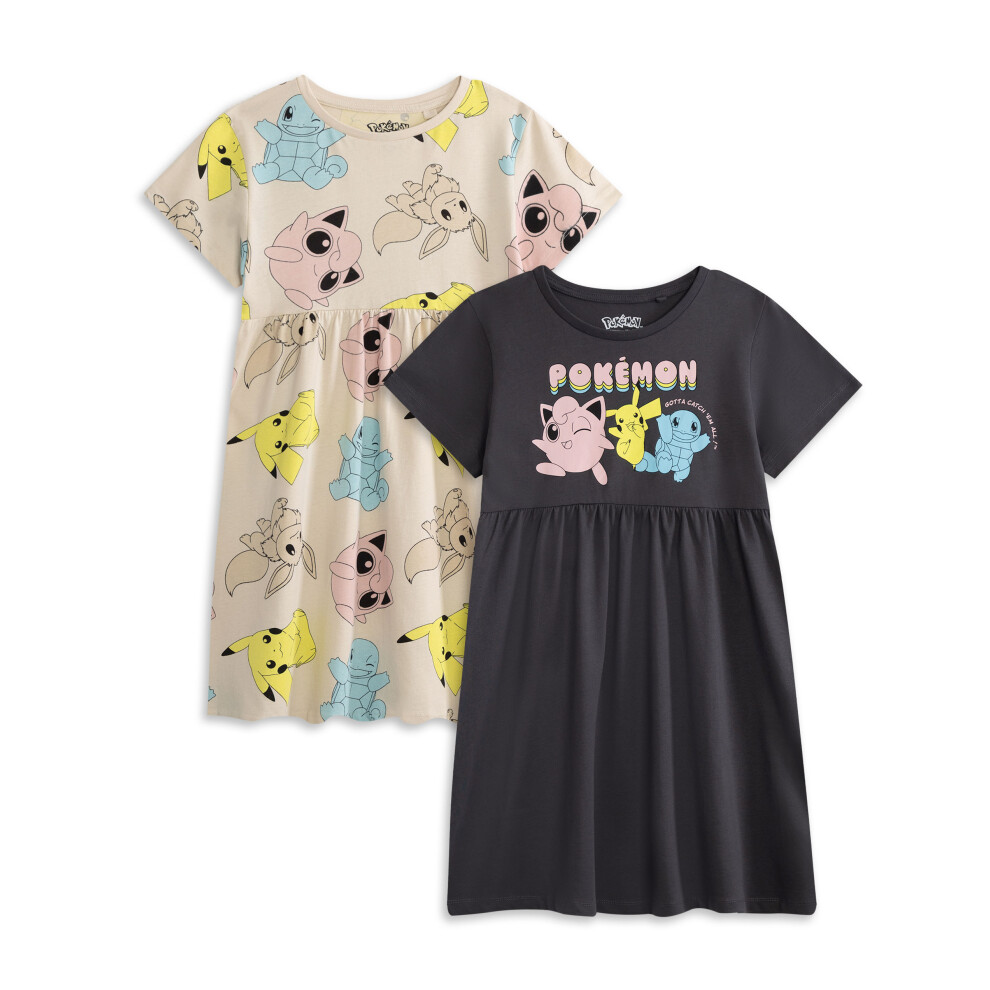 Pokémon (7-8 Years) Pokemon Dress (Girls Multicoloured)