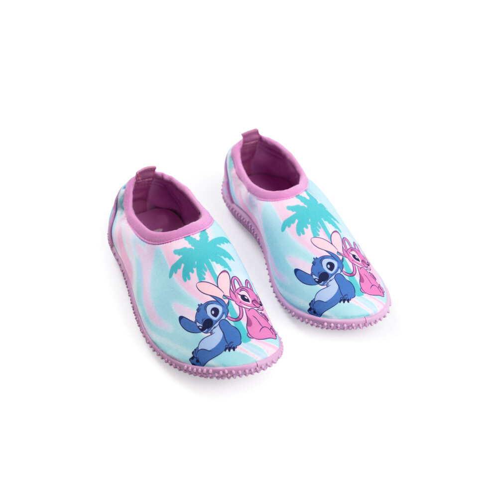 Disney (12 Uk Child) Lilo & Stitch Aqua Shoes (Girls Pink)