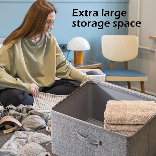 Multifunctional Box with , Large Capacity Quilt Storage Box Bra Storage Box Underwear Organizer 2