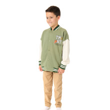 (4-5 Years) Teenage Mutant Ninja Turtles Varsity Jacket (Boys Green)