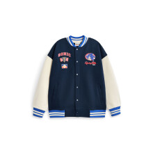 (6-7 Years) Sonic the Hedgehog Varsity Jacket (Boys Blue)