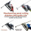 Positioning Caliper for Precise Measure&Wood Cutting,Circular Saw Guide Adjustable Guide Rail,Cutting Measuring Tool B 6