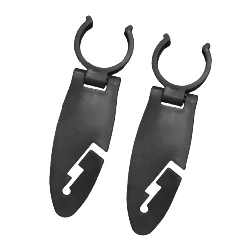 2pcs Stand Up Paddle Board Clips Secure Fixing Clamps-Black