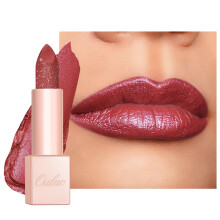 Oulac Shimmer Rose Lipstick, Infinity High Shine, Hydraterende Lipkleur met Rozenolie