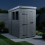 4x7 Pent Composite Shed Tanalised (Single Door, With Windows) 3