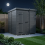 6x5 Pent Composite Shed Tanalised(Single Door, No Windows) 3