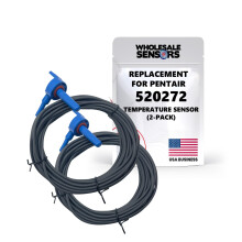 Engrosgivare 2-Pack Ersättning för Pentair 520272 Temperaturgivare, 20FT Kabel | 12-Månaders Garanti & USA Stöd