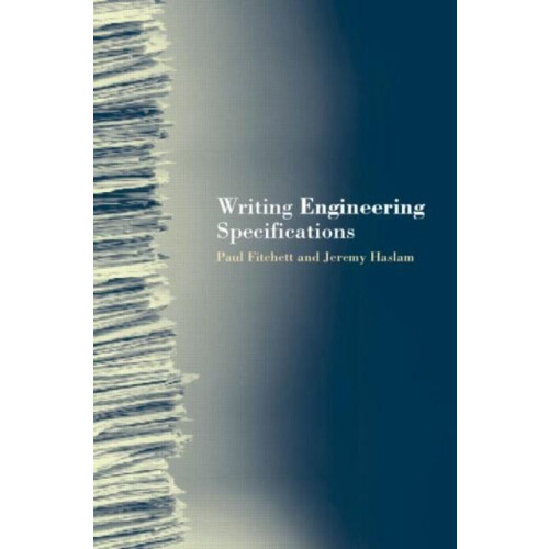Writing Engineering Specifications by Paul Fitchett Paperback Book