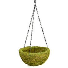 SuperMoss (29202) MossWeave Hängande Korg - Rund, Fräsch Grön, Liten (12,5 Diameter)
