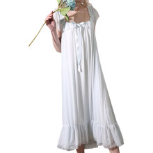 Women'S Sleepwear Lace Nightdress Victorian Vintage Nightgown Loungewear Pajamas S