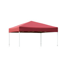 Garden Winds Reinforced Replacement Canopy Top Cover Compatible with The FGA64S1 Ozark Trail 4' x 6' Pop Up Canopy - Classic Red, Riplock 350