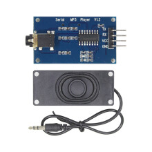MP3-muziekspelermodule Decoderingsmodule YX5300-Module met hoorn