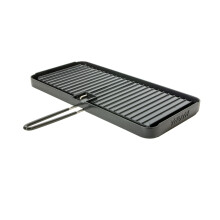 Magma A10-197-2 Vändbar Griddle för 12"x18" Grillyta | Gjutaluminium Griddle | Non-Stick Yta | Portabel BBQ Tillbehör